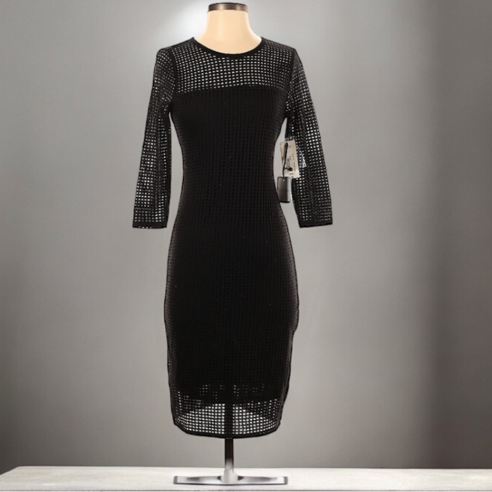 Bold Elements 3/4 Sleeve Dress l SIZE XS